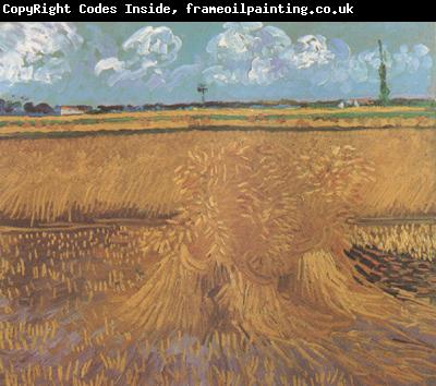 Vincent Van Gogh Wheat Field with Sheaves (nn04)